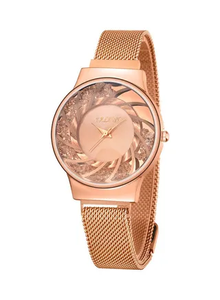 Women's Analog Watch Stainless Steel Magnetic Band 
