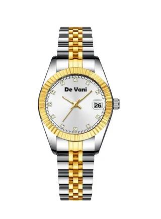 Stainless Steel Watch with Calendar 
