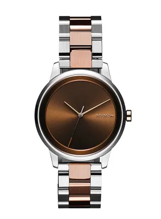 Unisex Analog Round Shape Stainless Steel Wrist Watch 28000247-D - 38 Mm 