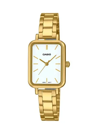 Casio Women Watch Analog White Dial Stainless Steel Band LTP-V009G-7EUDF 