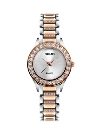 Women's Stainless Steel Analog Wrist Watch 7664173 - 26 mm - Silver/Gold 