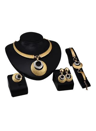 4-Piece Necklace Earring Jewelry Set 