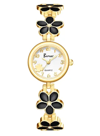 Berunz Women Watch Analog Flower design 
