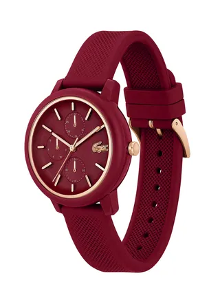 Women's Analog Round Shape Silicone Wrist Watch 2001328 - 38 Mm 