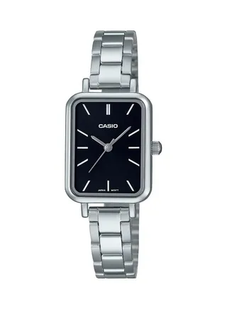 Casio Women Watch Analog Black Dial Stainless Steel Band LTP-V009D-1EUDF 