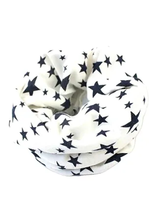 O-ring Neck Scarf White 