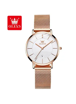 Simple Ladies Watch Metal Strap 