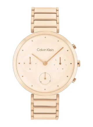 Women's Analog Round Shape Stainless Steel Wrist Watch 28 mm 
