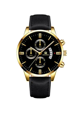 PU Leather Analog Wrist Watch SA6001-9 