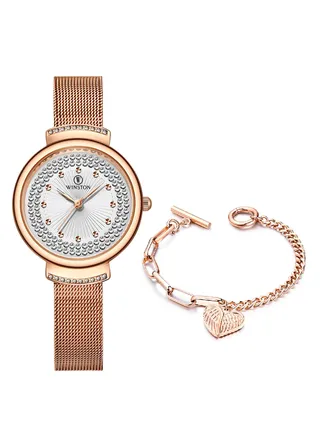 Metal Analog Watch Set WWT6848 