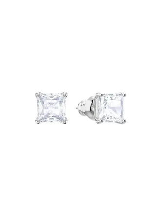Swarovski Attract Stud Pierced Earrings for Women Rhodium Plating 5430365 