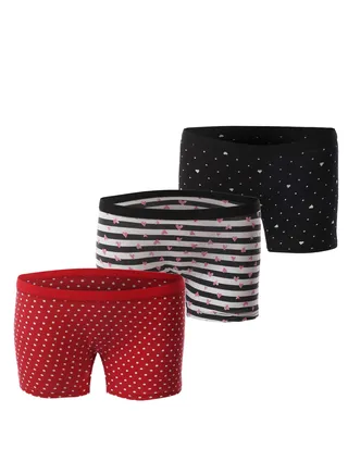 Mesery Bundle Of 3 Stretch Cotton Hot Short 