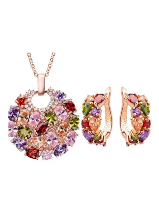 Mona Lisa Crystal Jewelry Set 