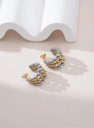 Elegant Trendy Stainless Steel Earrings For Women 