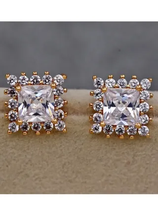 Elegant 18K Gold Plated Earrings 
