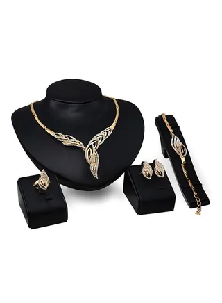 Stone Embellished Jewellery Set 