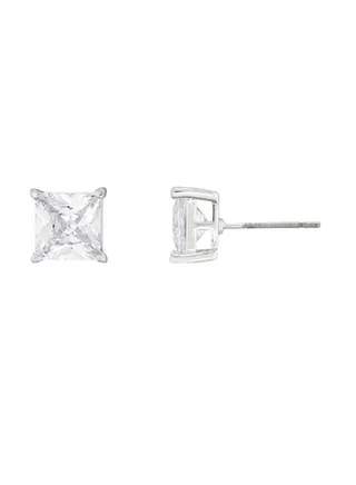 The Carat Collection - Princess Cut Stud Earrings 