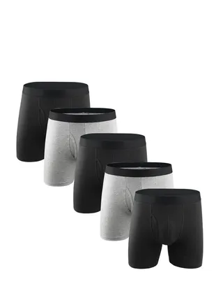 Natural Feelings Mens Boxer Shorts Soft Cotton Men Pack Breathable Mens Underwear Boxer Briefs 