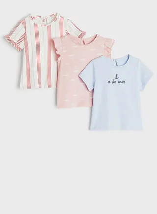 Kids 3 Pack Assorted Tops