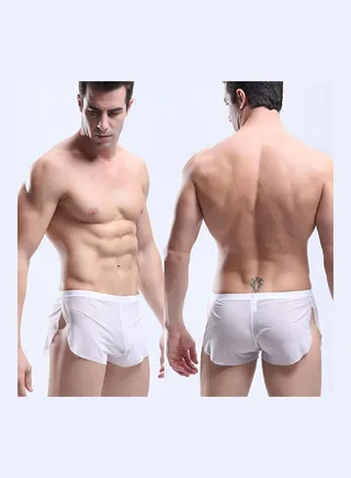 Solid Pattern Comfy Brief White 
