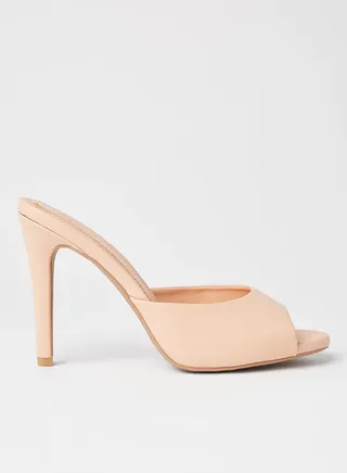 Grammy Faux Leather Sandals Blush 