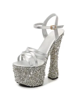 New Water Diamond Open Toe Sandals 