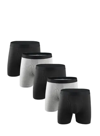 Natural Feelings Mens Boxer Shorts Soft Cotton Men Pack Breathable Mens Underwear Boxer Briefs 