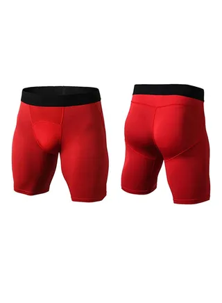 Solid Briefs Red/Black 