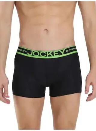 Solid Sports Underwear Black/Green 