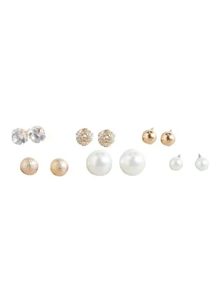 Pair Of 6 Asadodia Stud Earrings 