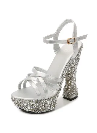 New Water Diamond Open Toe Sandals 
