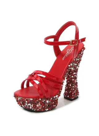 New Water Diamond Open Toe Sandals 