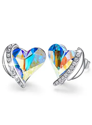 Heart Design Studs 