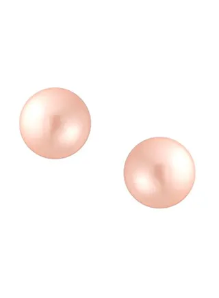 925 Sterling Silver Pearl Stud Earrings 