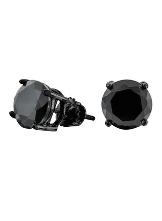 925 Sterling Silver Zircon Stud Earrings 