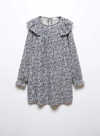 Kids Floral Print Midi Dress 