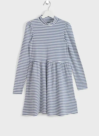 Kids Stripe Print Dress 