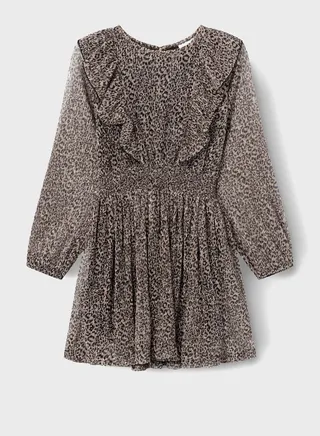 Kids Printed Midi Dress 