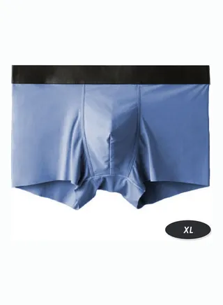 Casual Seamless Boxer Blue/Black 