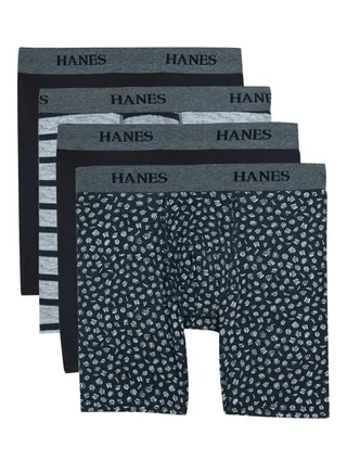 Pack Of 4 Boxer Brief Assorted Color/Print 