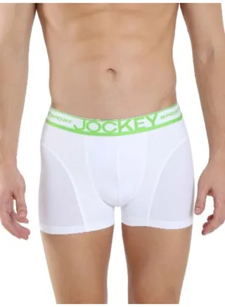 Solid Sports Underwear White/Green 