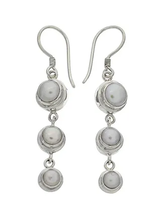 925 Sterling Silver Dangle Earrings 