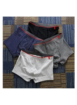 4 Pieces Mens Underwear Boxer Briefs 