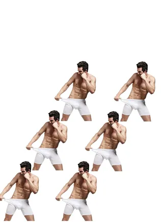 Boxer Briefs White Color for Men Six  pcs Pack 