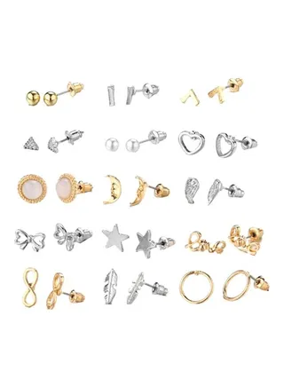 Pair Of 15 Faddish Ear Studs 