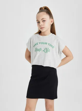 Regular Fit Camisole Knitted Dress 