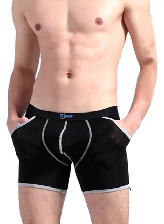 Bulge Pouch Boxer Shorts Black 
