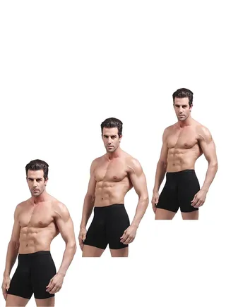 Boxer Briefs Black Color for Men Three  pcs Pack 