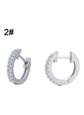 Rhinestone Geometric Stud Earrings 