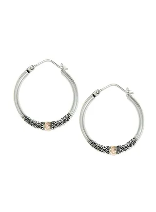 925 Sterling Silver Hoop Earrings 